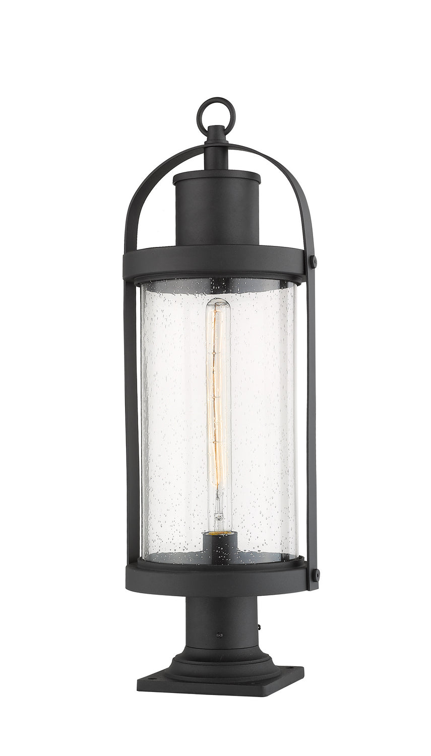 Lanterne extérieure sur socle Roundhouse Carré, 9 1/4" – vue 3