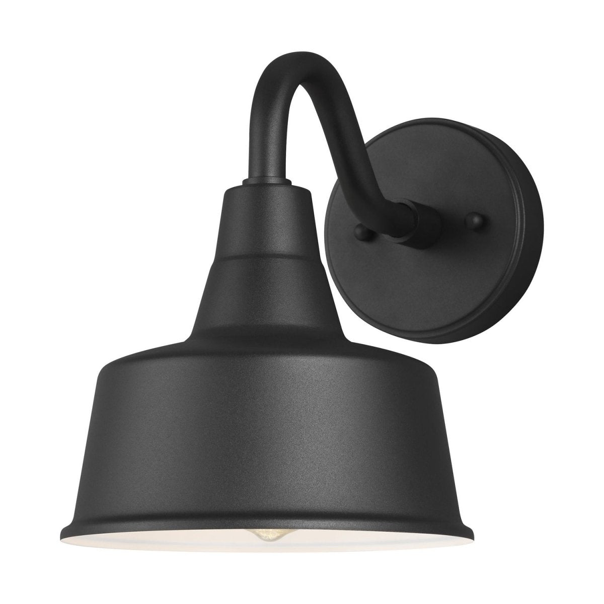 Lanterne murale extérieure Barn Light - Noir 8" Aluminium by Visual Comfort Studio | Luminaires & cie