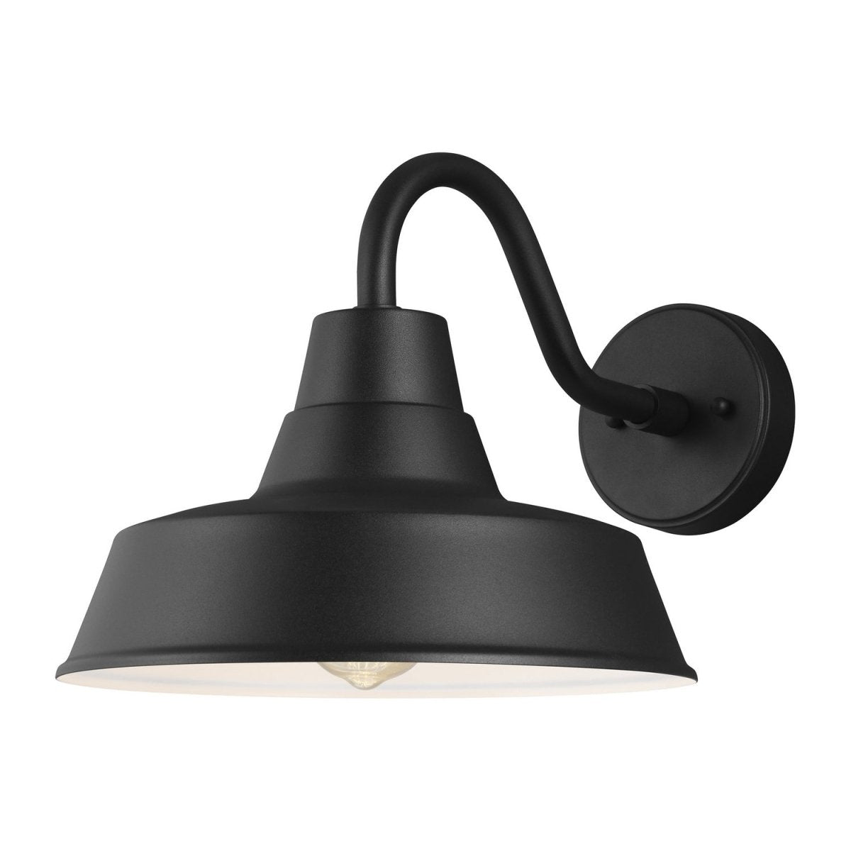 Lanterne murale extérieure Barn Light - Noir 12" Aluminium by Visual Comfort Studio | Luminaires & cie