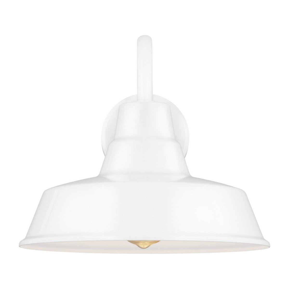 Lanterne murale extérieure Barn Light - Blanc 12" Aluminium by Visual Comfort Studio | Luminaires & cie