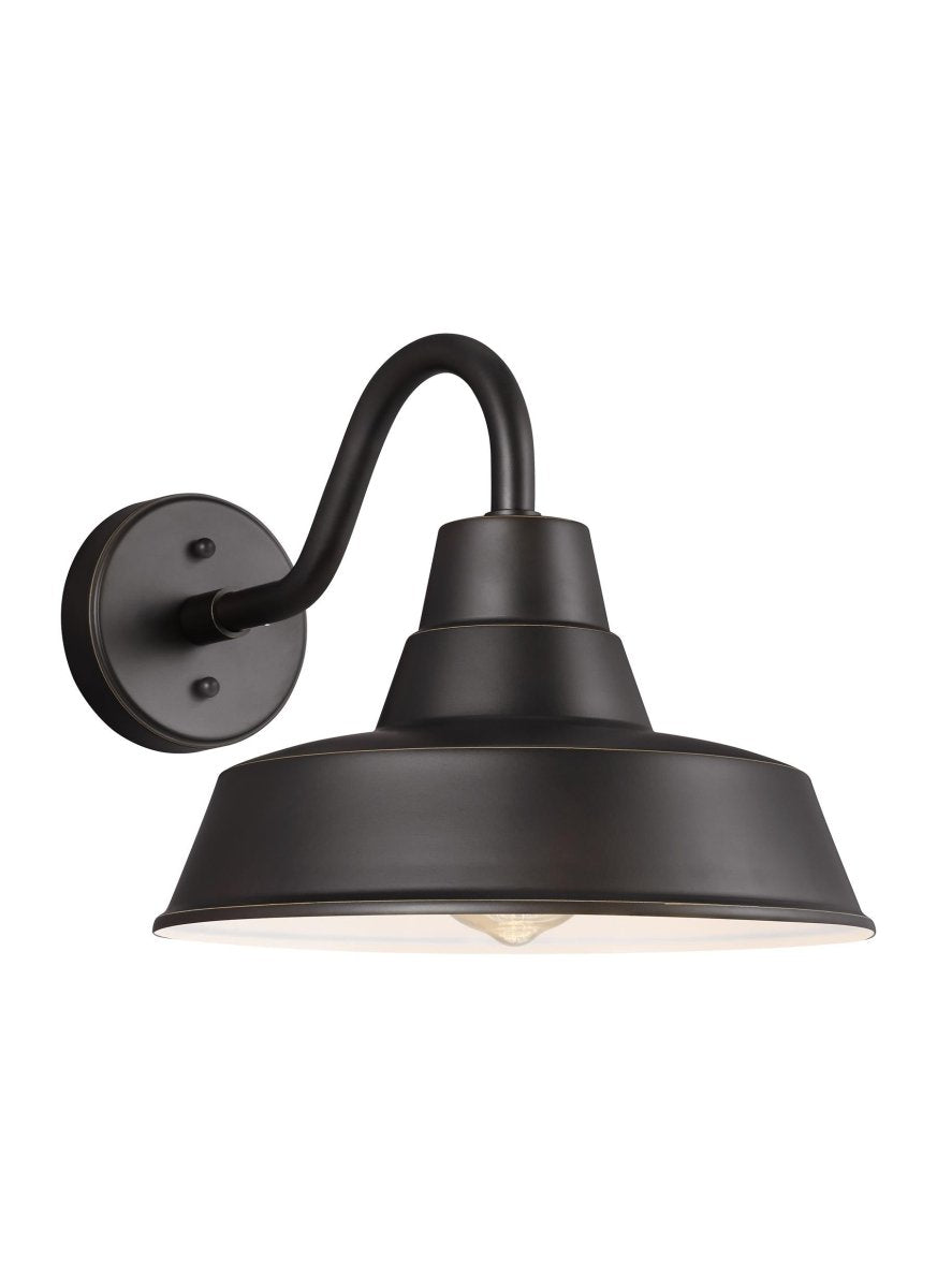 Lanterne murale extérieure Barn Light - Bronze antique 12" Aluminium by Visual Comfort Studio | Luminaires & cie