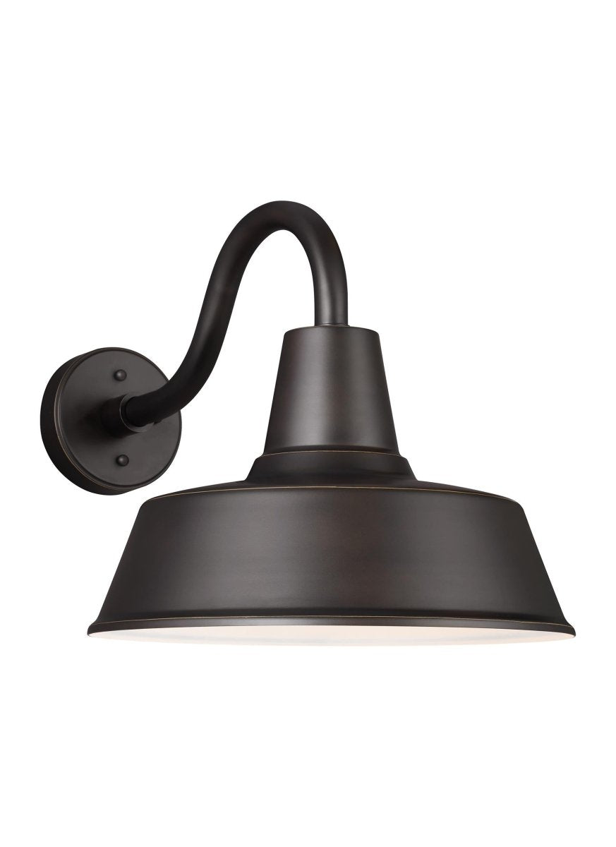 Lanterne murale extérieure Barn Light - Bronze antique 14" Aluminium by Visual Comfort Studio | Luminaires & cie