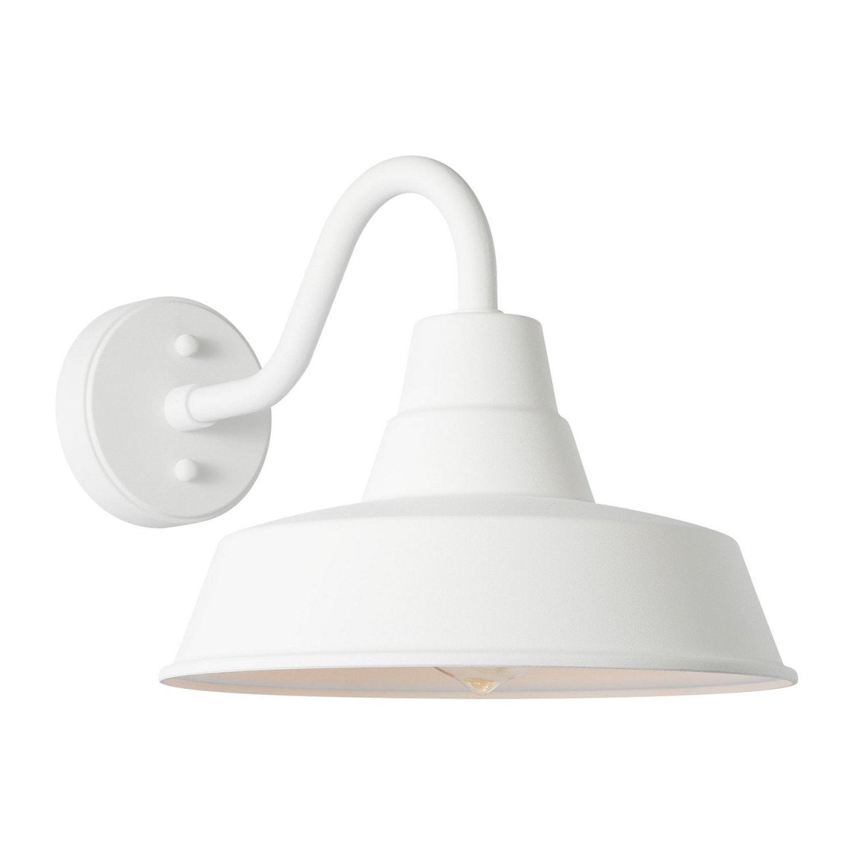 Lanterne murale extérieure Barn Light - Blanc texturé extérieur 12" StoneStrong by Visual Comfort Studio | Luminaires & cie