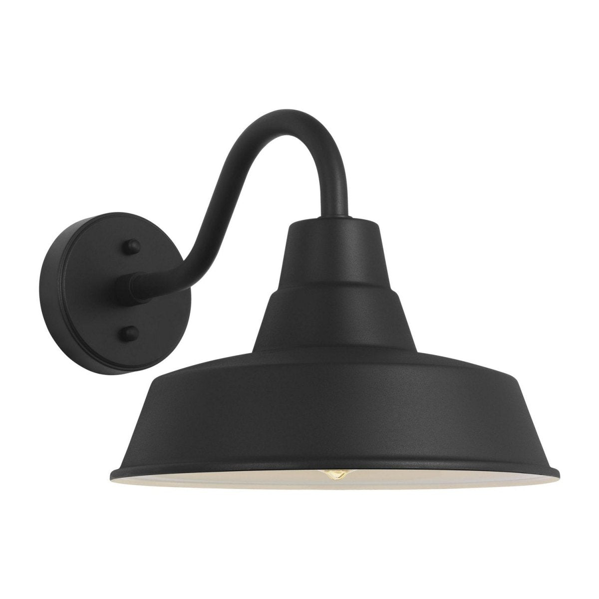 Lanterne murale extérieure Barn Light - Noir texturé 12" StoneStrong by Visual Comfort Studio | Luminaires & cie