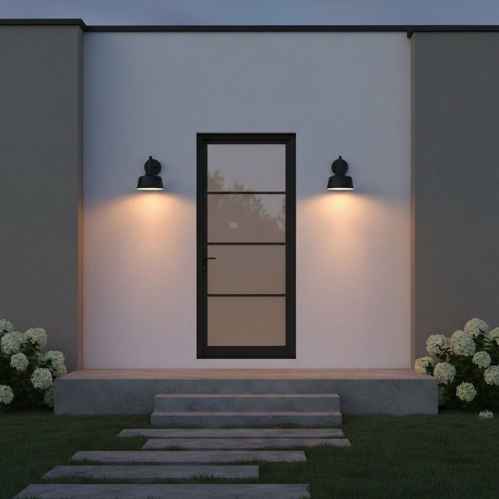 Lanterne murale extérieure Barn Light - Blanc texturé extérieur 16" StoneStrong by Visual Comfort Studio | Luminaires & cie