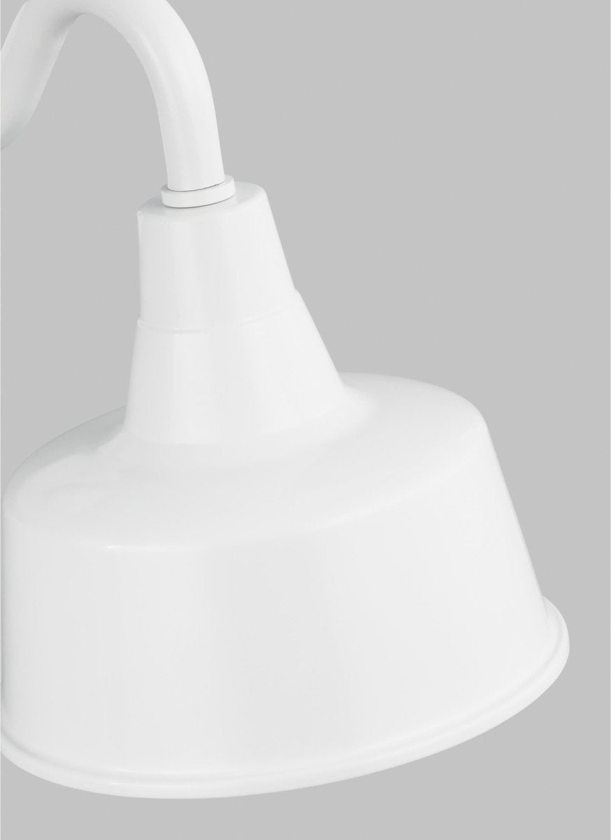 Lanterne murale extérieure Barn Light - Blanc texturé extérieur 16" StoneStrong by Visual Comfort Studio | Luminaires & cie