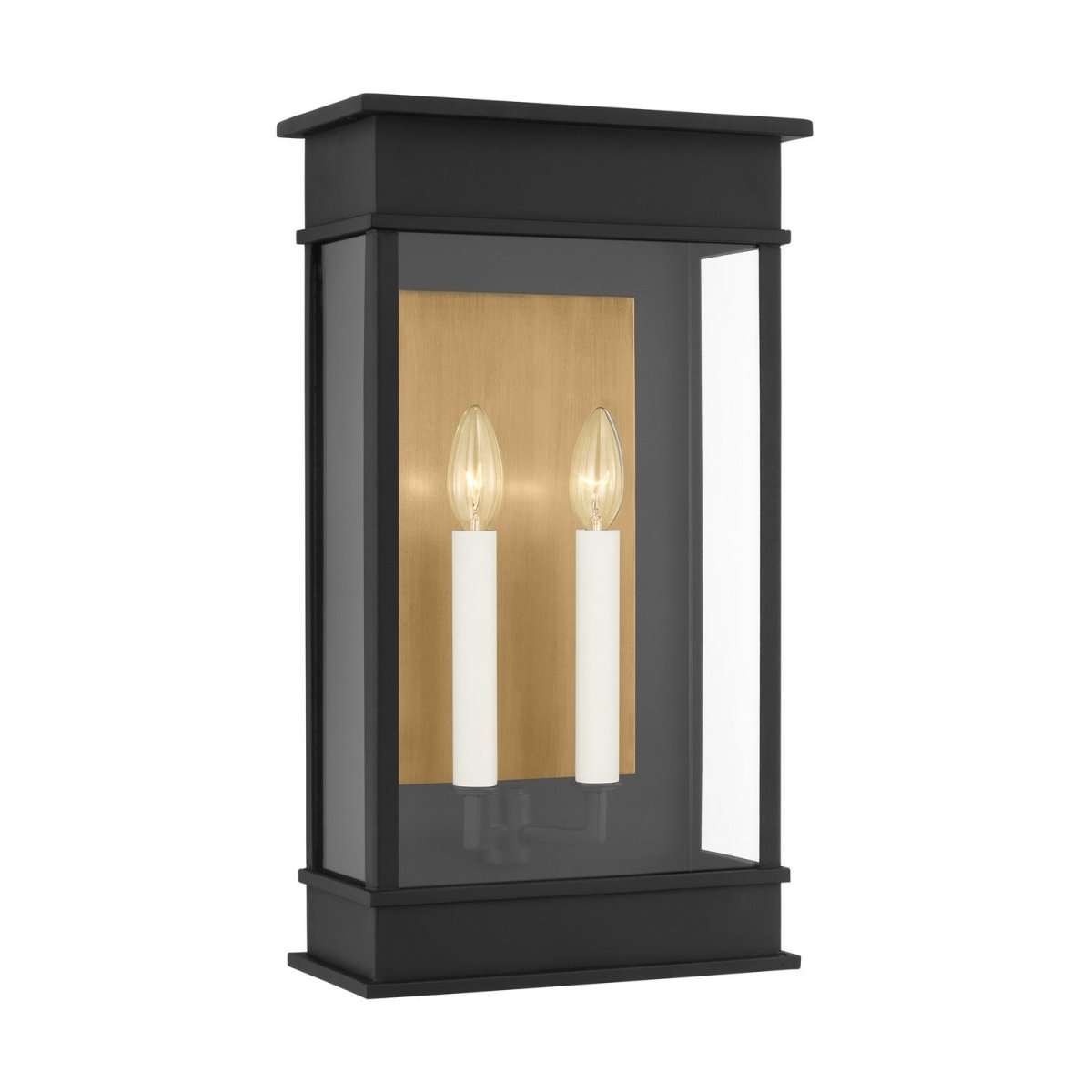 Lanterne murale extérieure Cupertino - Noir texturé 22 3/4" by Visual Comfort Studio | Luminaires & cie