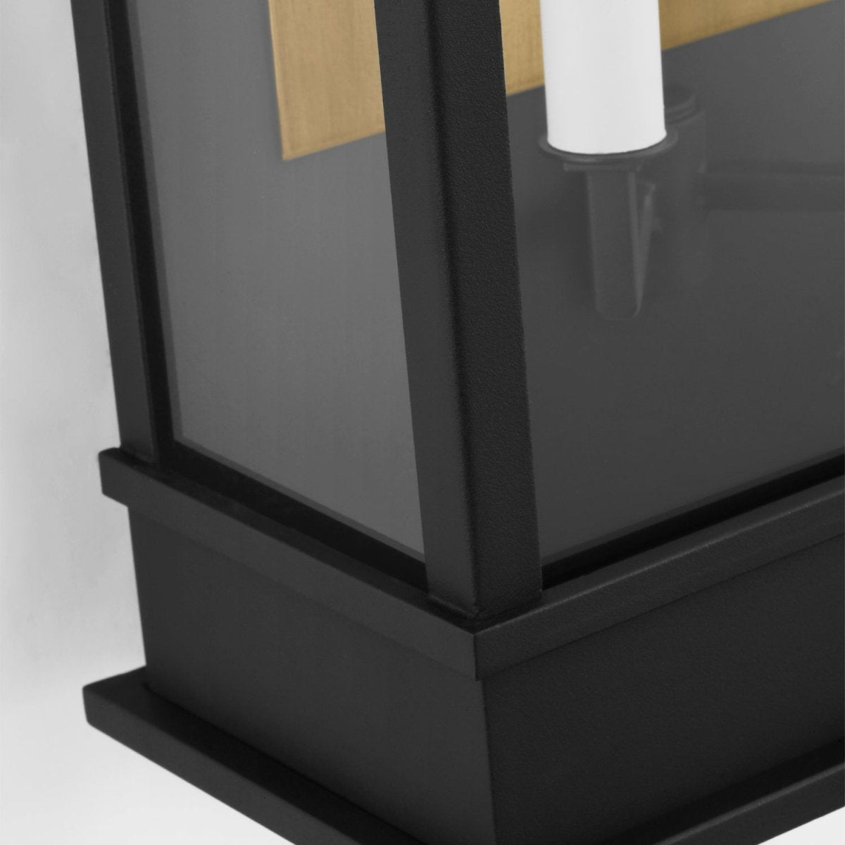 Lanterne murale extérieure Cupertino - Noir texturé 10 1/4" by Visual Comfort Studio | Luminaires & cie