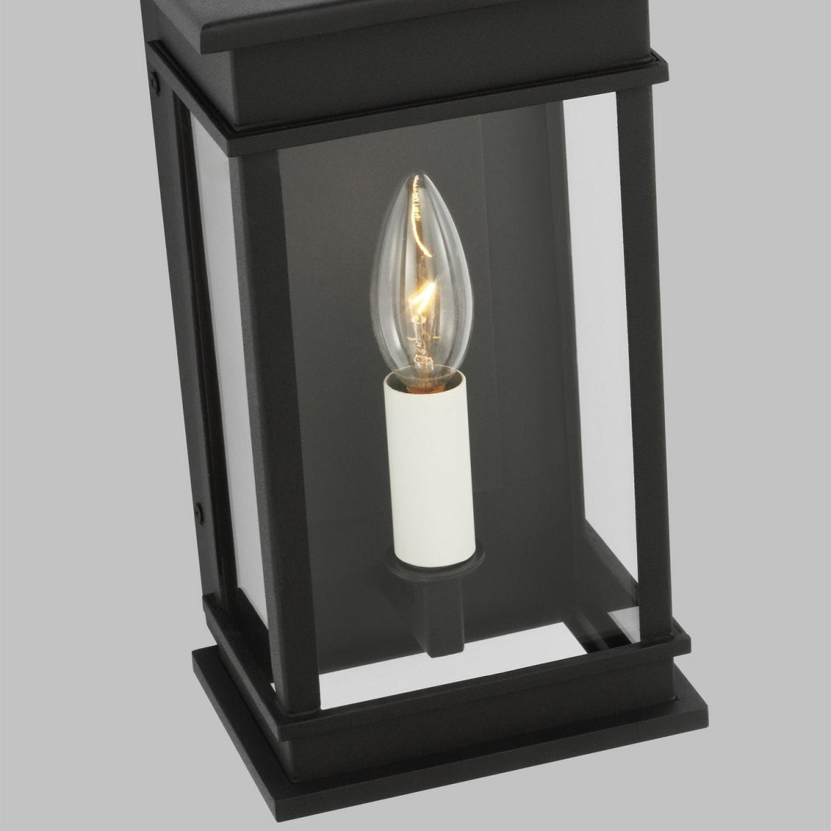 Lanterne murale extérieure Cupertino - Noir texturé 10 1/4" by Visual Comfort Studio | Luminaires & cie