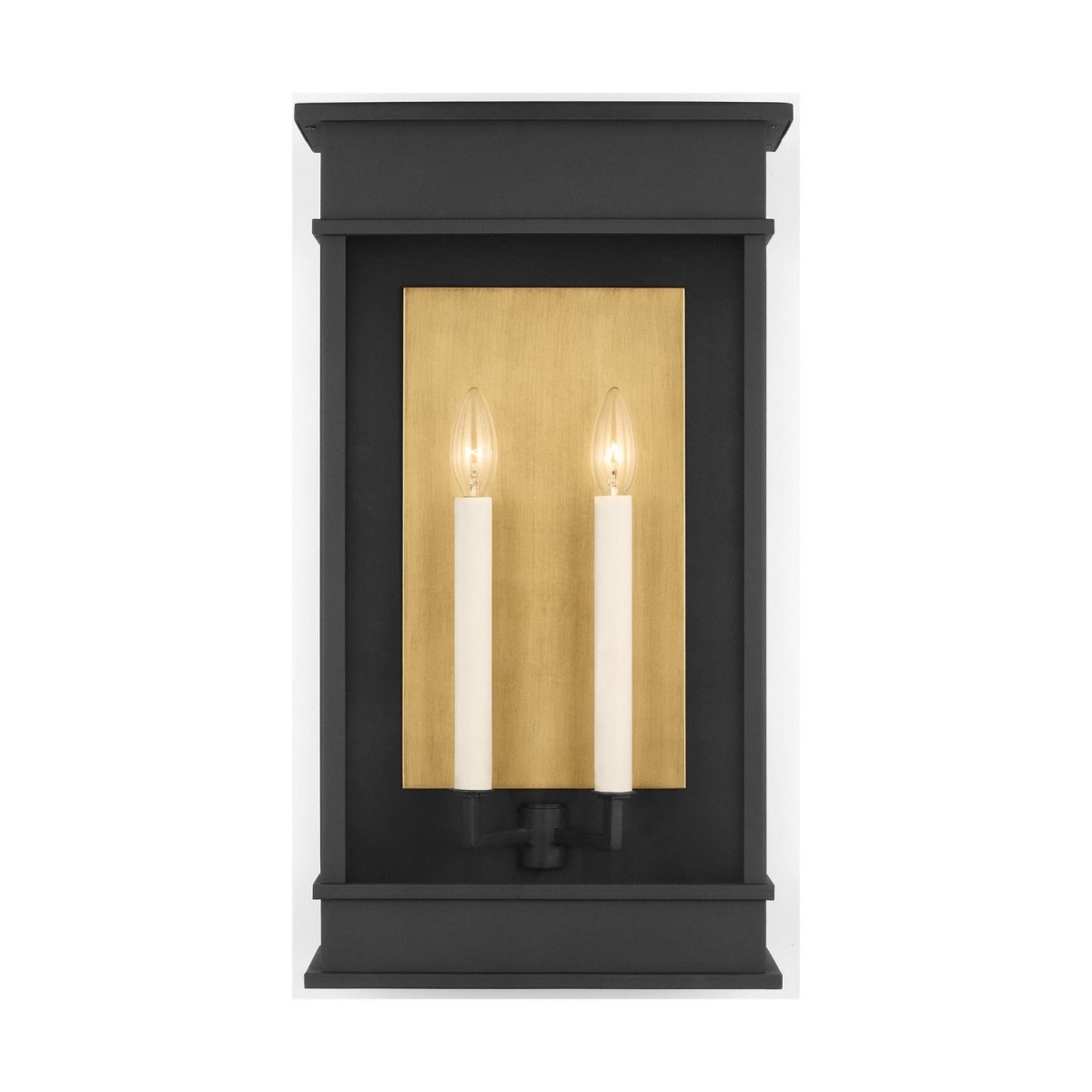 Lanterne murale extérieure Cupertino - Noir texturé 10 1/4" by Visual Comfort Studio | Luminaires & cie