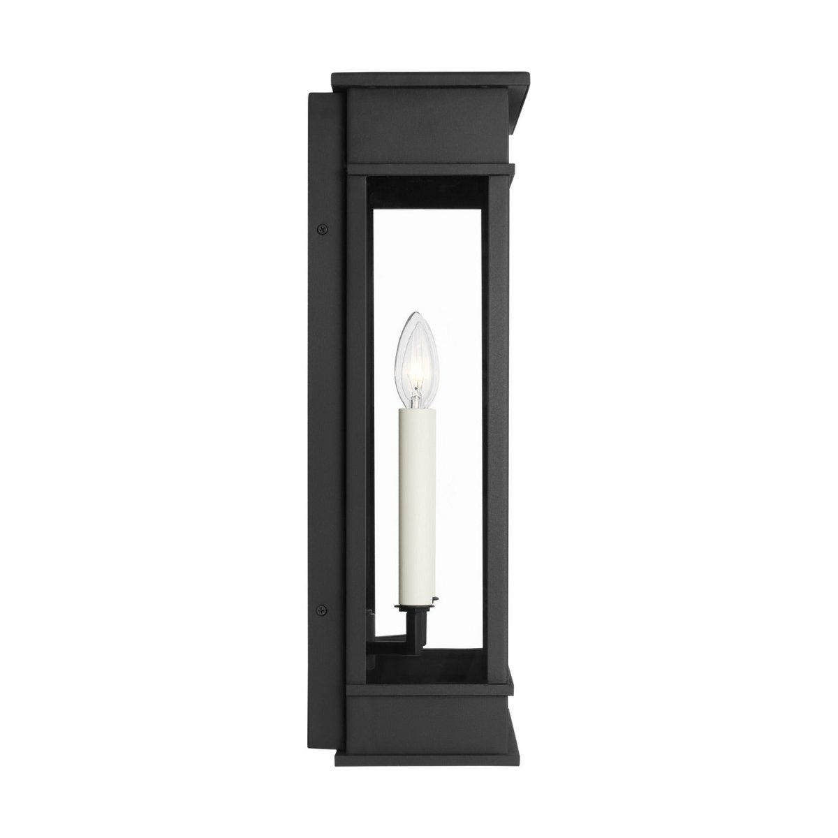 Lanterne murale extérieure Cupertino - Noir texturé 10 1/4" by Visual Comfort Studio | Luminaires & cie