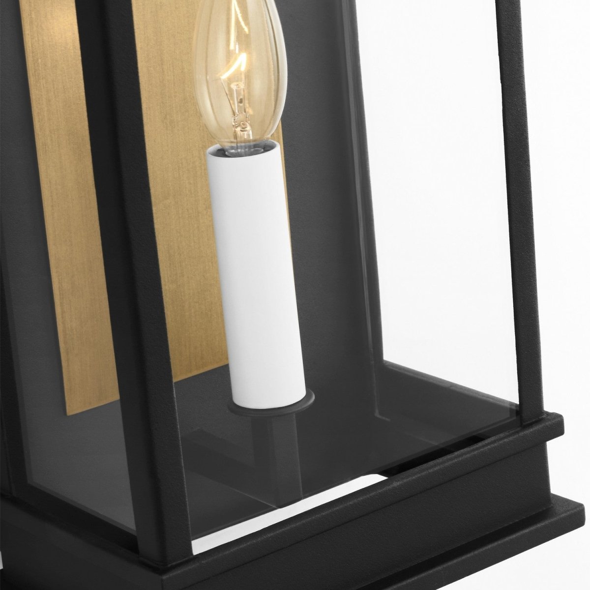 Lanterne murale extérieure Cupertino - Noir texturé 10 1/4" by Visual Comfort Studio | Luminaires & cie