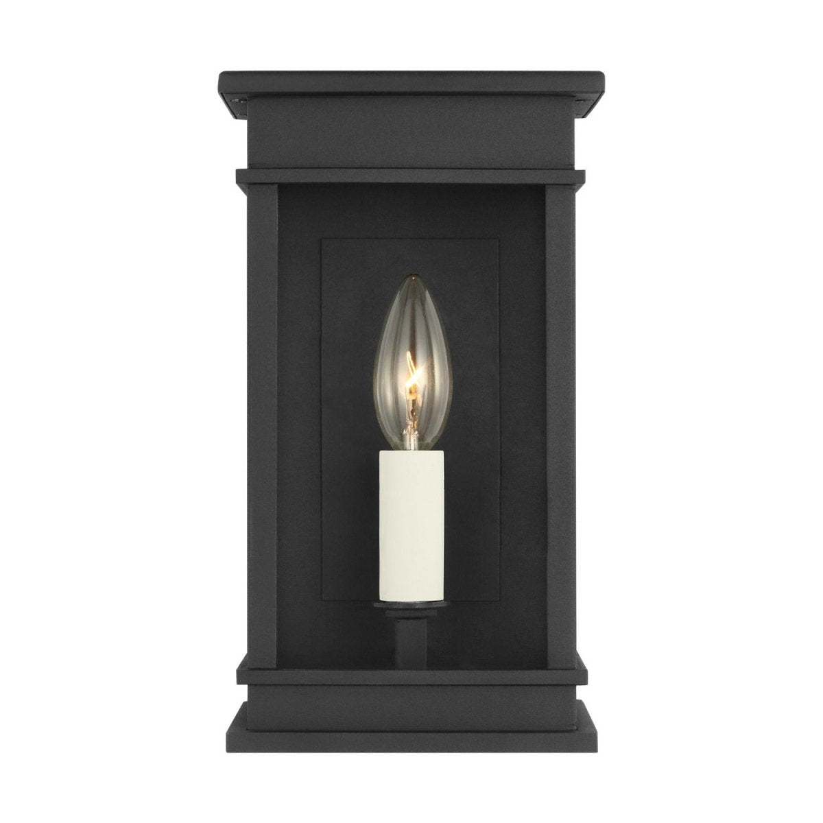 Lanterne murale extérieure Cupertino - Noir texturé 10 1/4" by Visual Comfort Studio | Luminaires & cie
