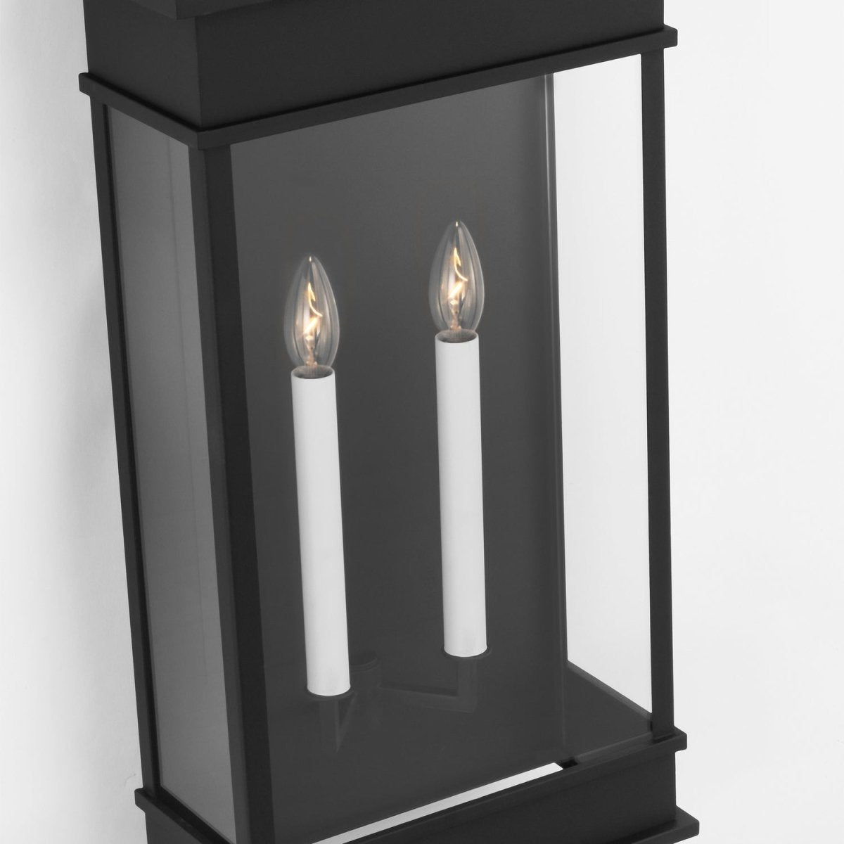 Lanterne murale extérieure Cupertino - Noir texturé 10 1/4" by Visual Comfort Studio | Luminaires & cie