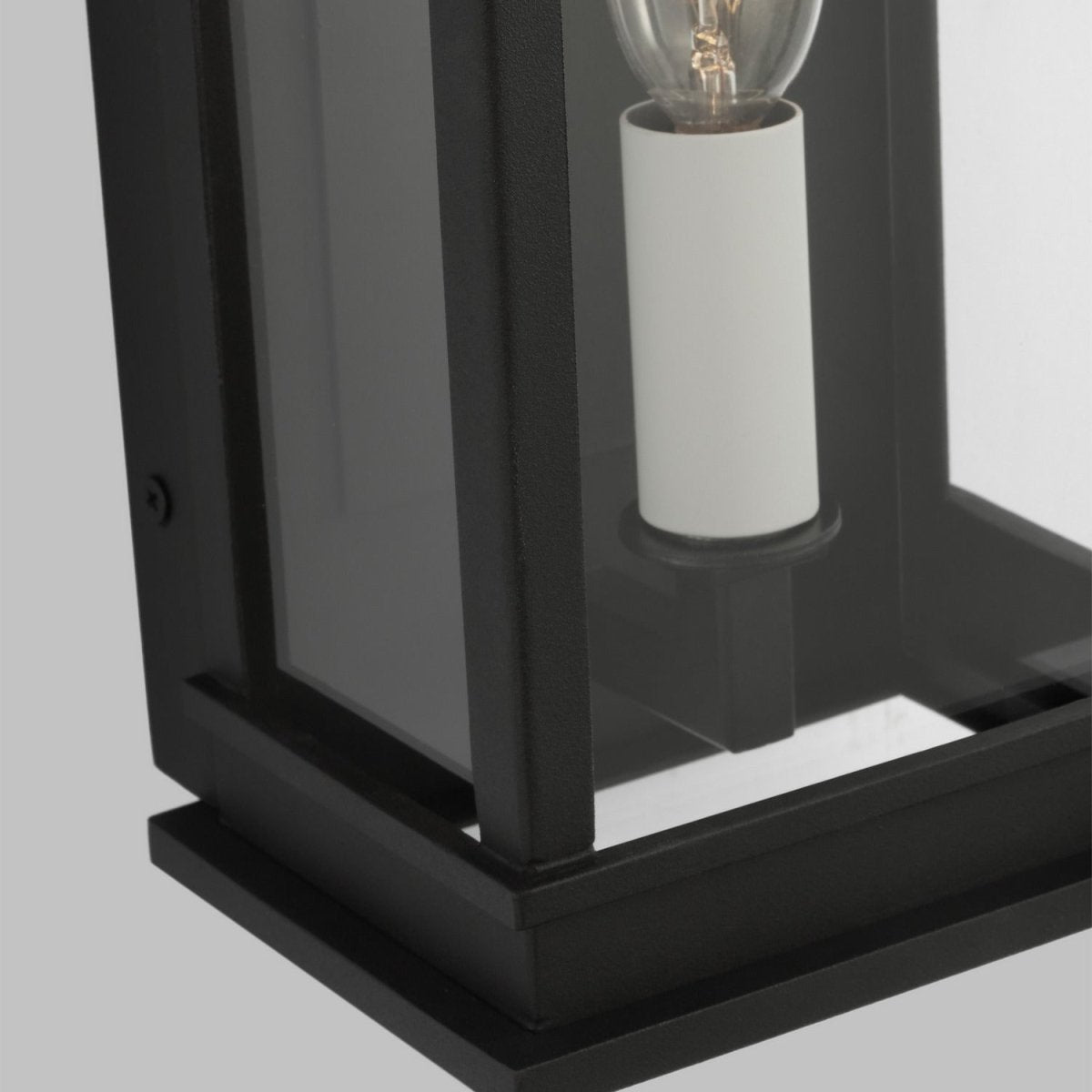 Lanterne murale extérieure Cupertino - Noir texturé 10 1/4" by Visual Comfort Studio | Luminaires & cie