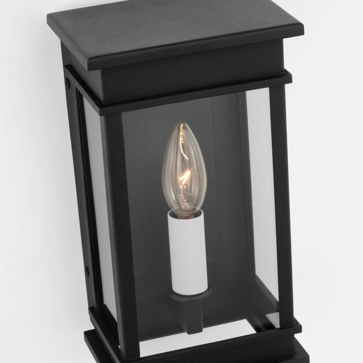 Lanterne murale extérieure Cupertino - Noir texturé 10 1/4" by Visual Comfort Studio | Luminaires & cie