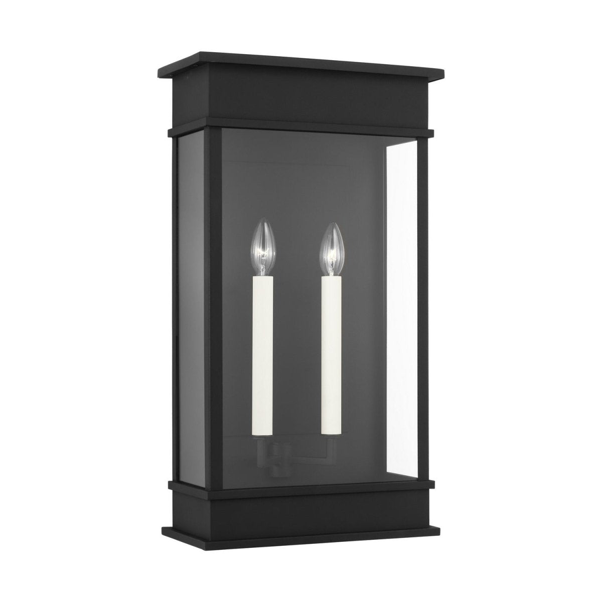 Lanterne murale extérieure Cupertino - Noir texturé 10 1/4" by Visual Comfort Studio | Luminaires & cie