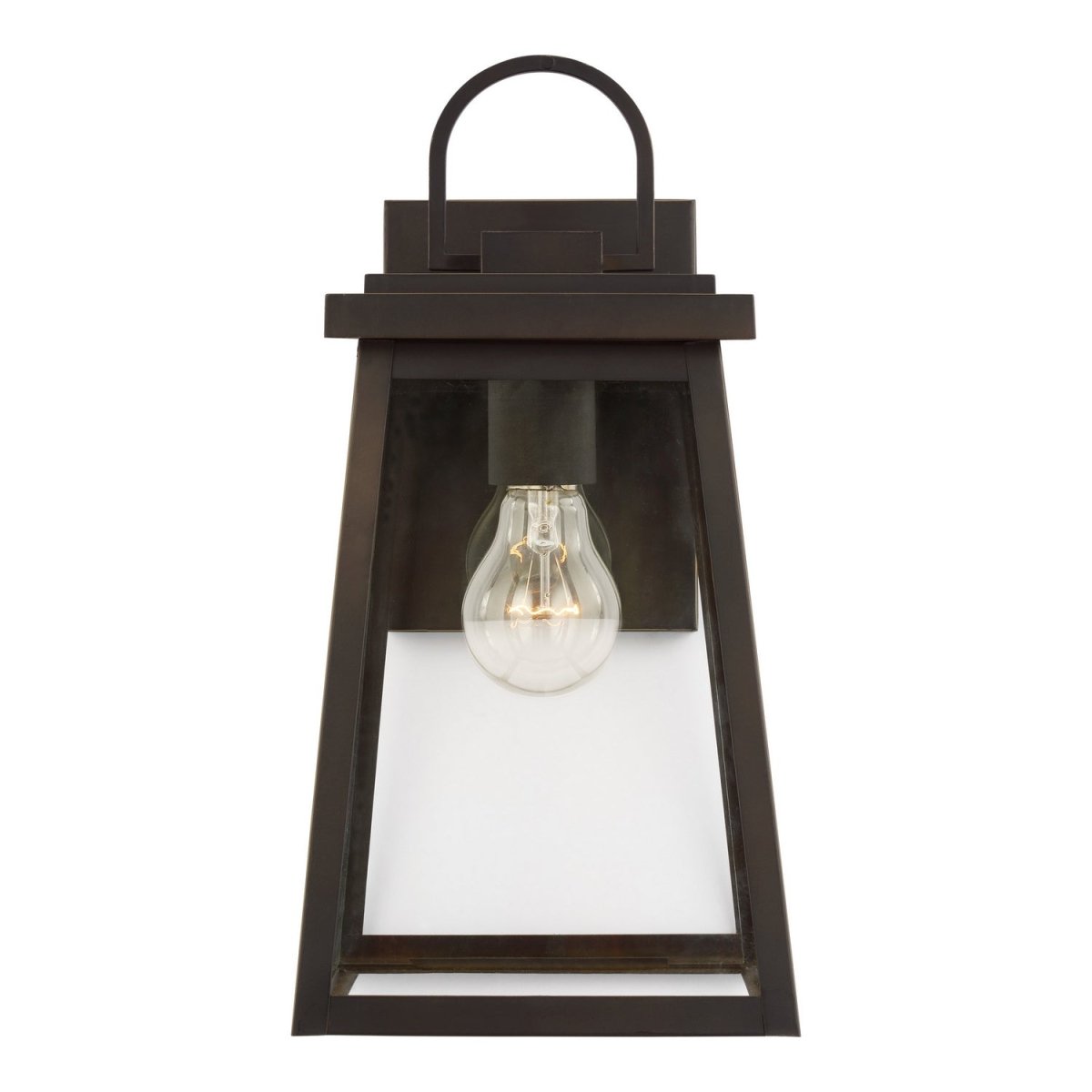 Lanterne murale extérieure Founders - Bronze antique 7" by Visual Comfort Studio | Luminaires & cie