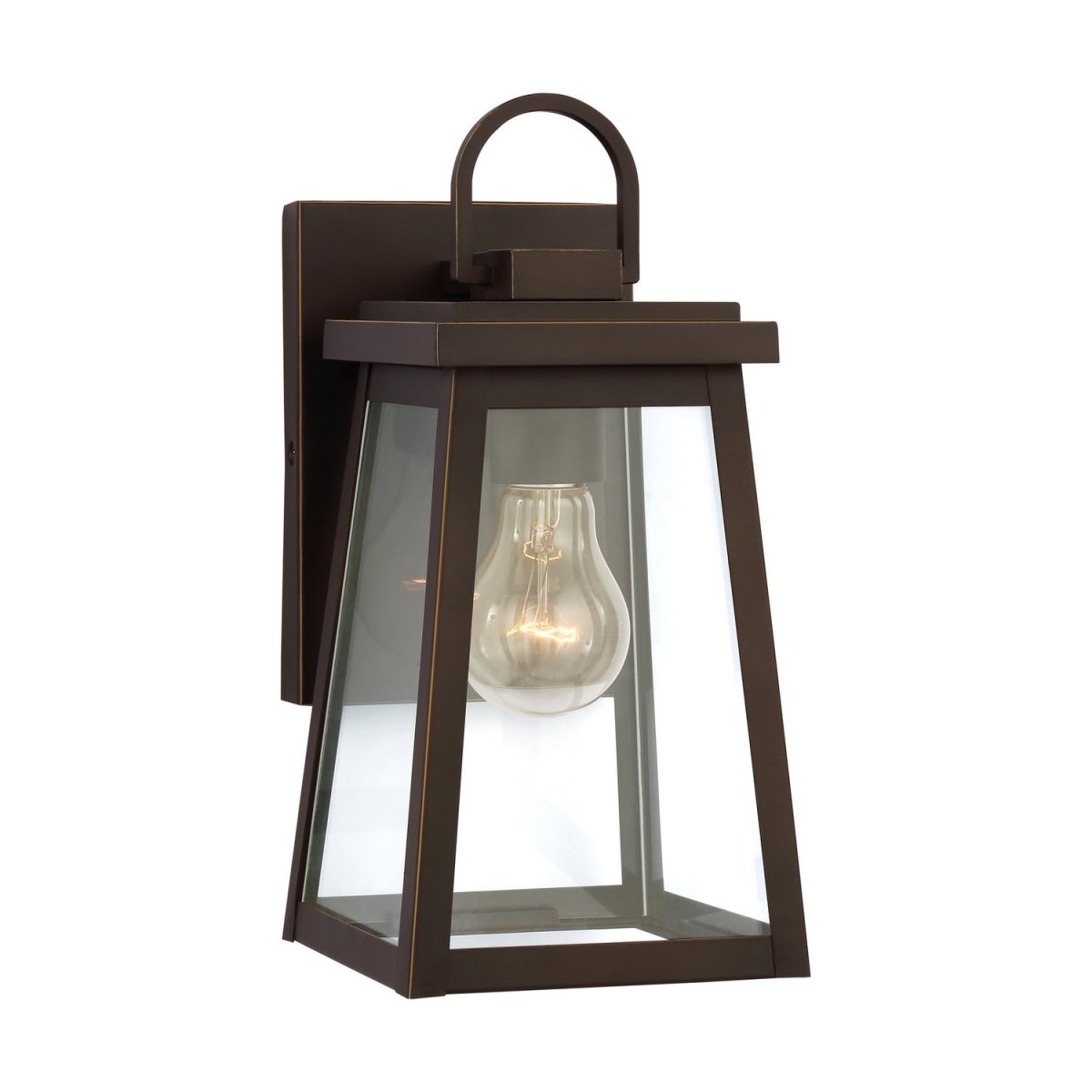 Lanterne murale extérieure Founders - Bronze antique 8 1/2" by Visual Comfort Studio | Luminaires & cie