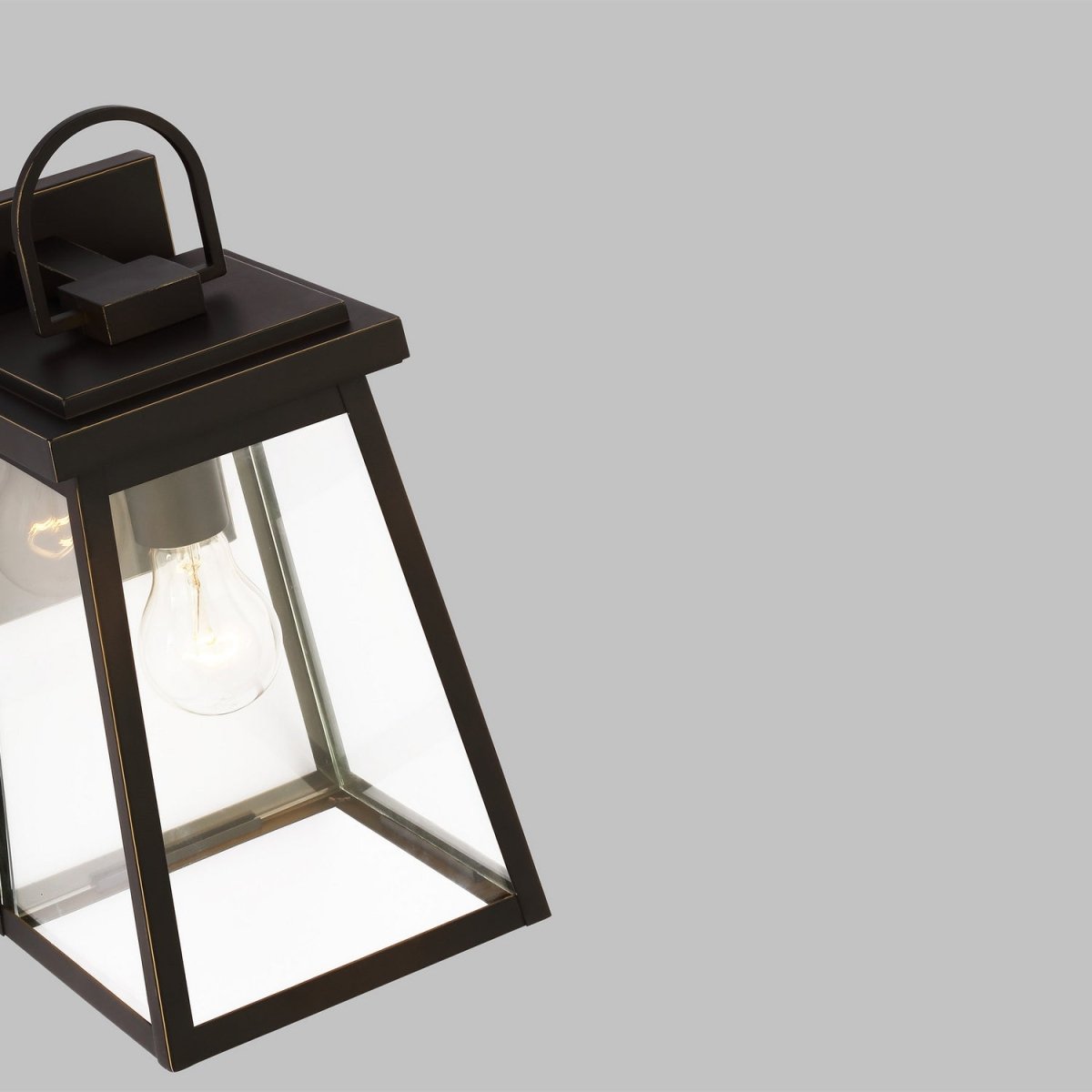 Lanterne murale extérieure Founders - Bronze antique 8 1/2" by Visual Comfort Studio | Luminaires & cie