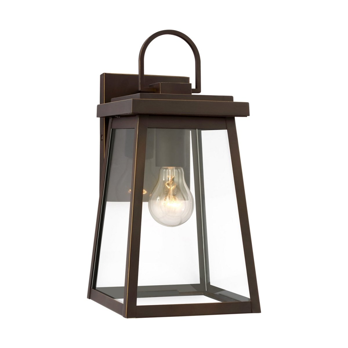Lanterne murale extérieure Founders - Bronze antique 8 1/2" by Visual Comfort Studio | Luminaires & cie