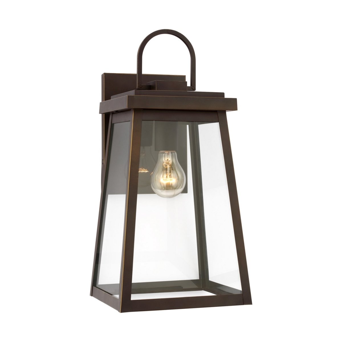 Lanterne murale extérieure Founders - Bronze antique 8 1/2" by Visual Comfort Studio | Luminaires & cie