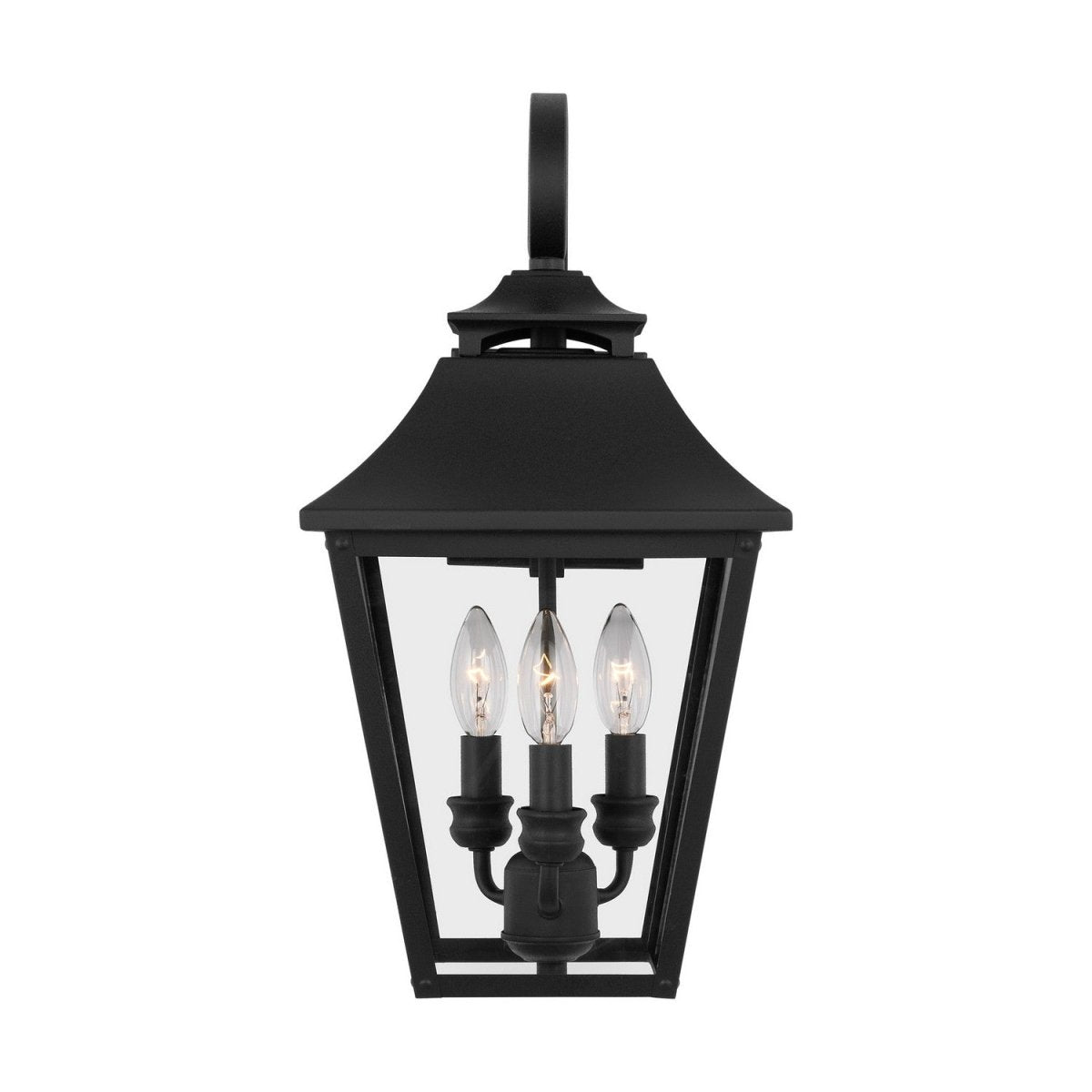 Lanterne murale extérieure Galena - Noir texturé 19" by Visual Comfort Studio | Luminaires & cie