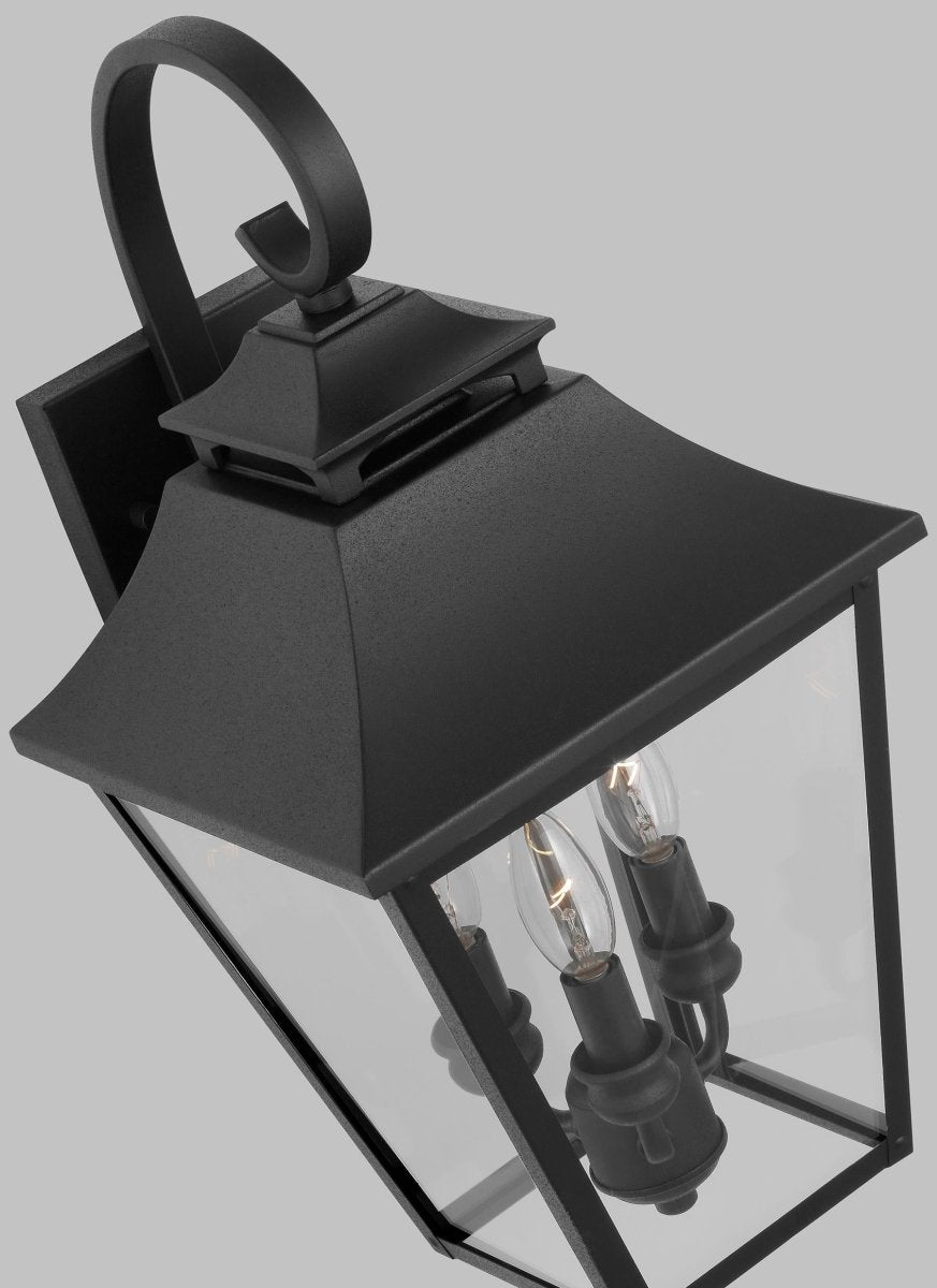 Lanterne murale extérieure Galena - Noir texturé 33 3/8" by Visual Comfort Studio | Luminaires & cie