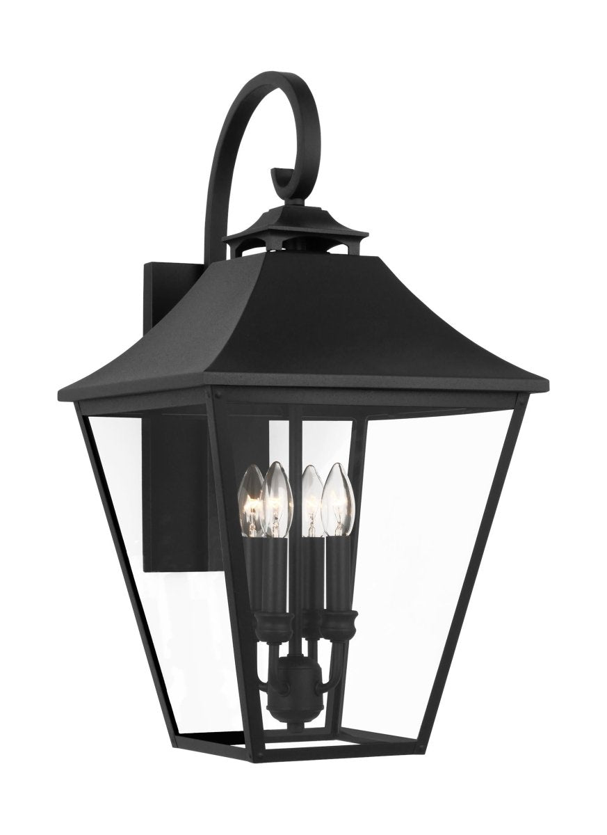 Lanterne murale extérieure Galena - Noir texturé 33 3/8" by Visual Comfort Studio | Luminaires & cie