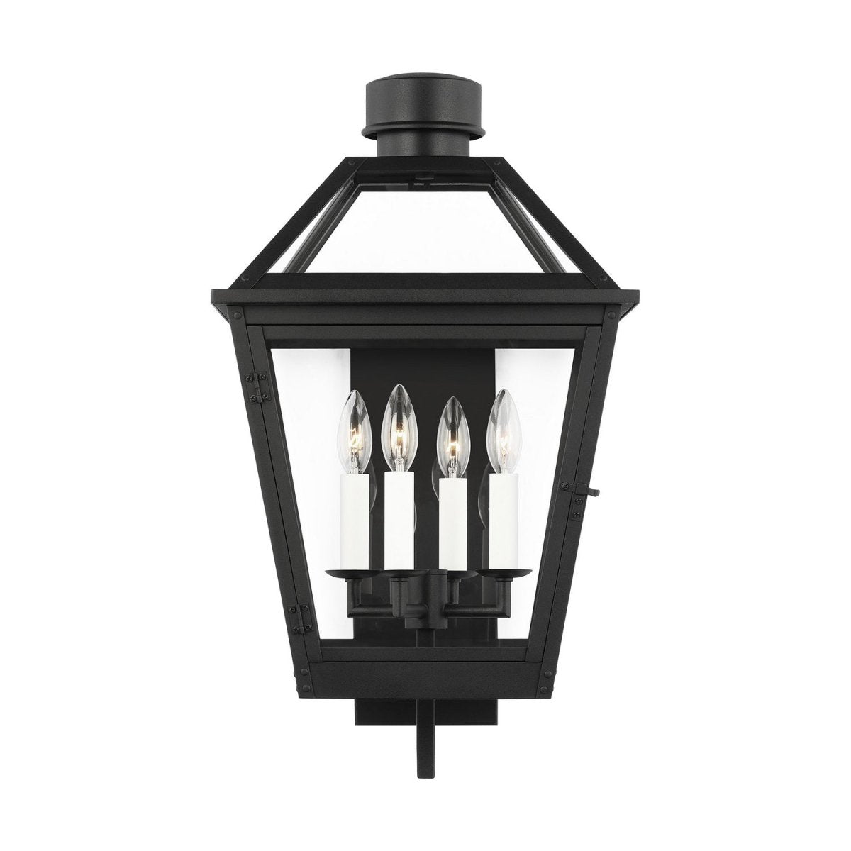 Lanterne murale extérieure Hyannis - Noir texturé 13 3/4" by Visual Comfort Studio | Luminaires & cie