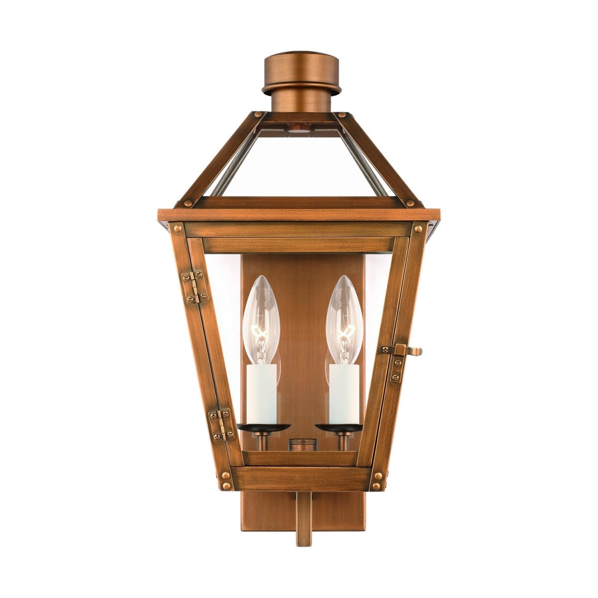 Lanterne murale extérieure Hyannis - Cuivre naturel 8 1/2" by Visual Comfort Studio | Luminaires & cie