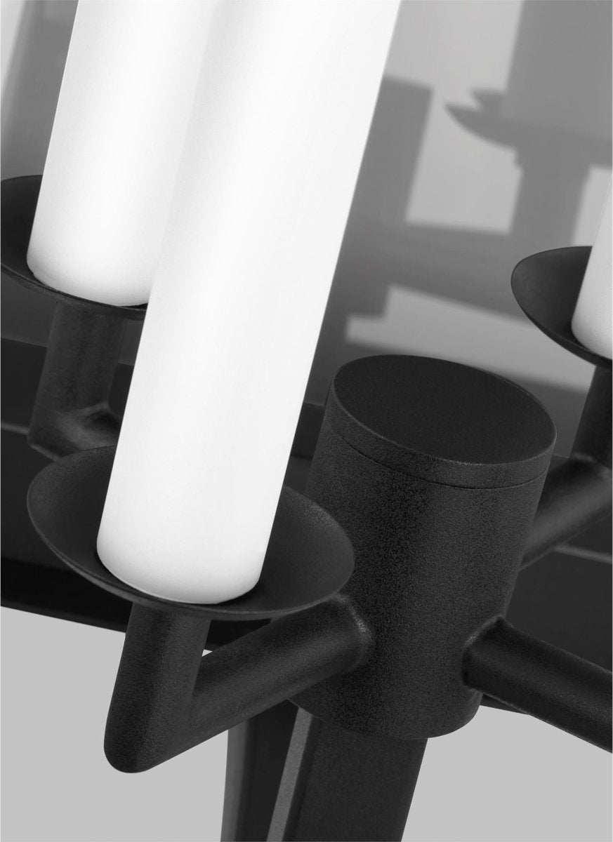 Lanterne murale extérieure Hyannis - Noir texturé 6 1/2" by Visual Comfort Studio | Luminaires & cie