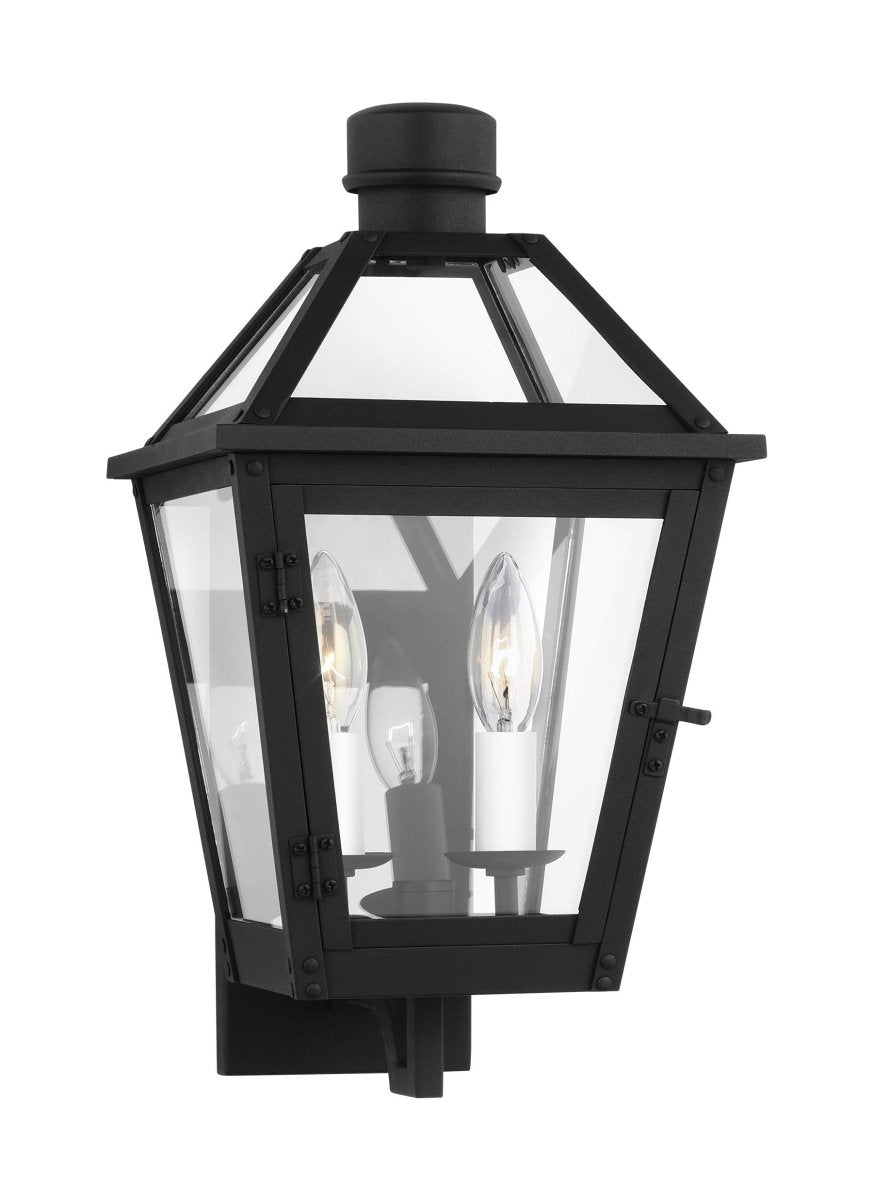 Lanterne murale extérieure Hyannis - Noir texturé 6 1/2" by Visual Comfort Studio | Luminaires & cie