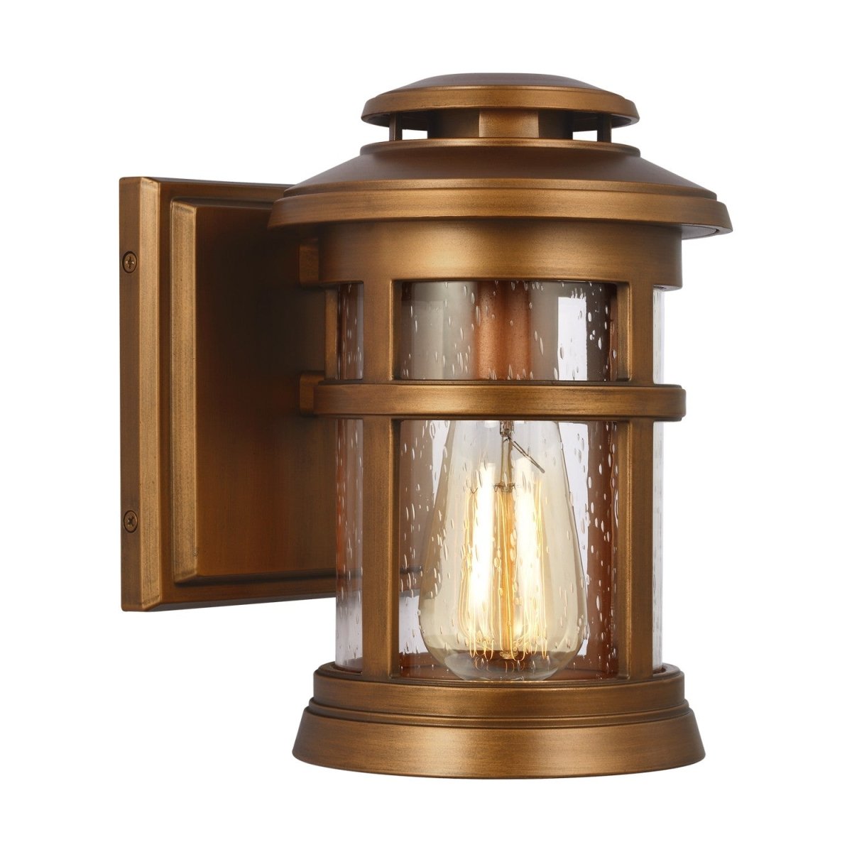 Lanterne murale extérieure Newport - Cuivre naturel 6 1/4" by Visual Comfort Studio | Luminaires & cie