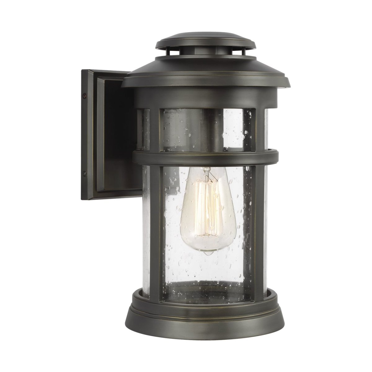 Lanterne murale extérieure Newport - Bronze antique 7 1/2" by Visual Comfort Studio | Luminaires & cie
