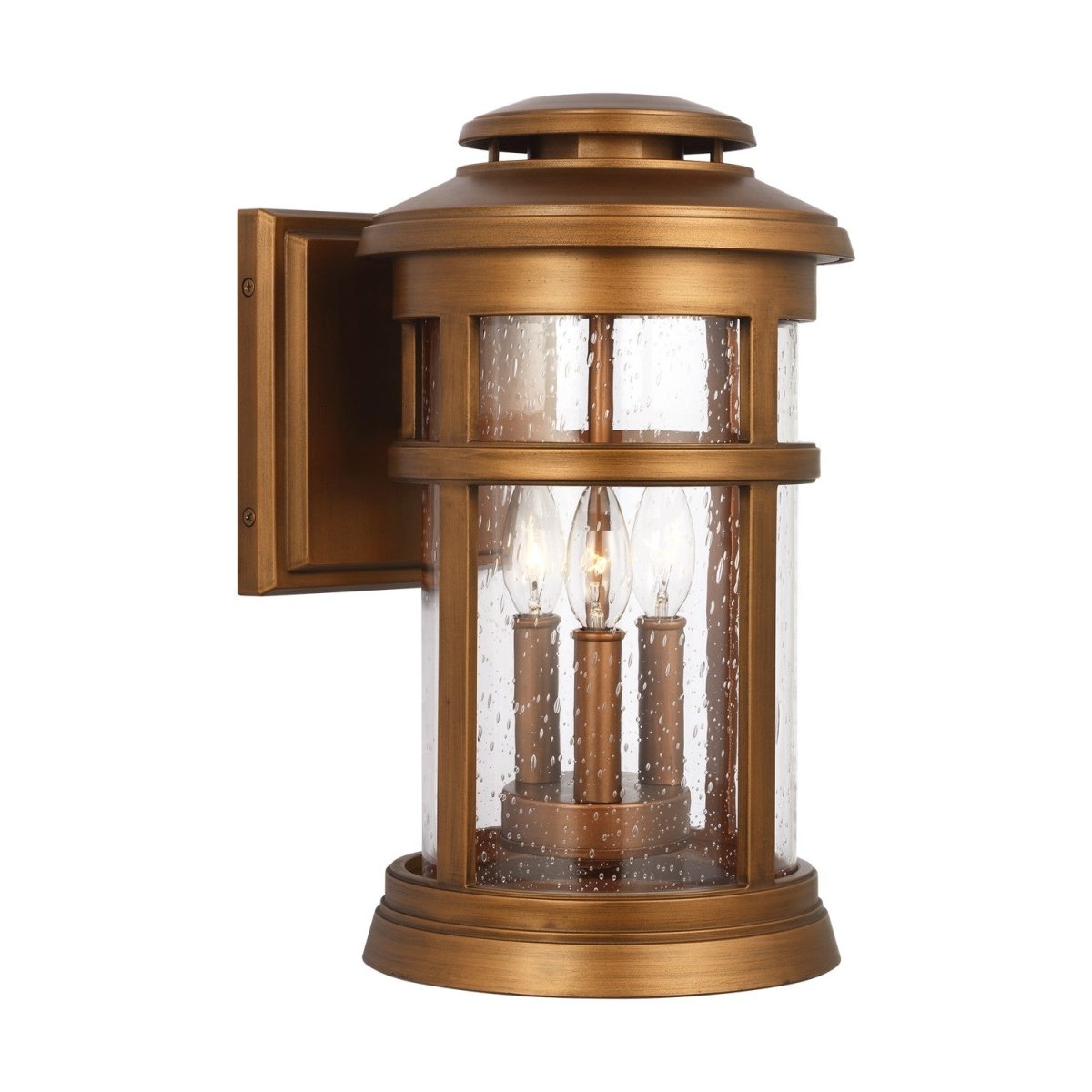 Lanterne murale extérieure Newport - Cuivre naturel 9 1/4" by Visual Comfort Studio | Luminaires & cie