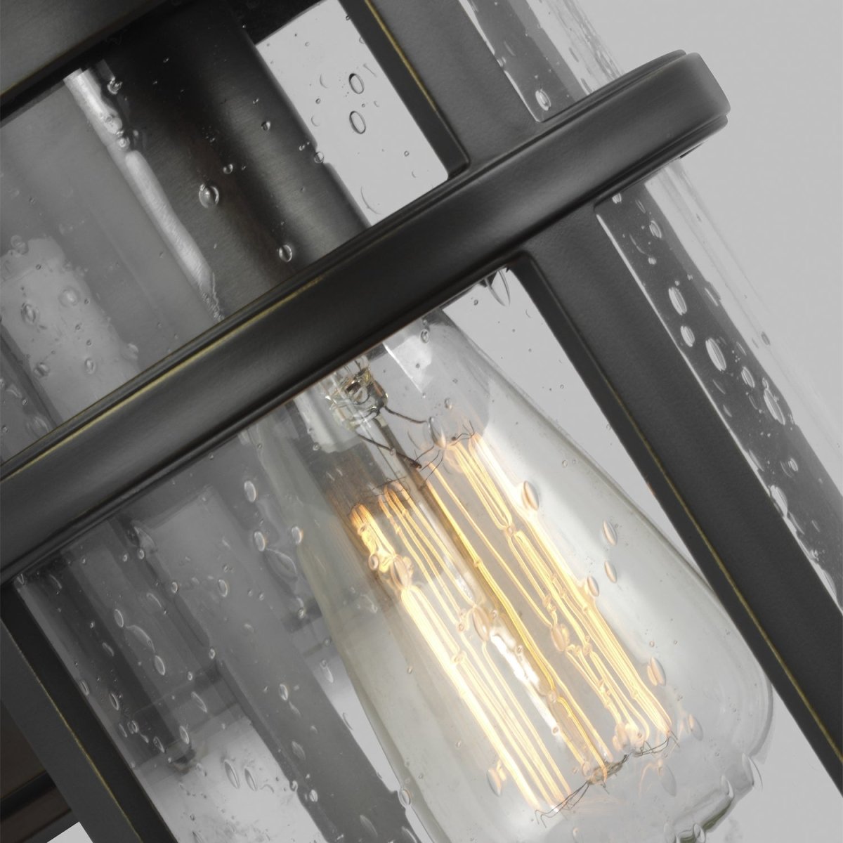 Lanterne murale extérieure Newport - Acier brossé peint 9 1/4" by Visual Comfort Studio | Luminaires & cie