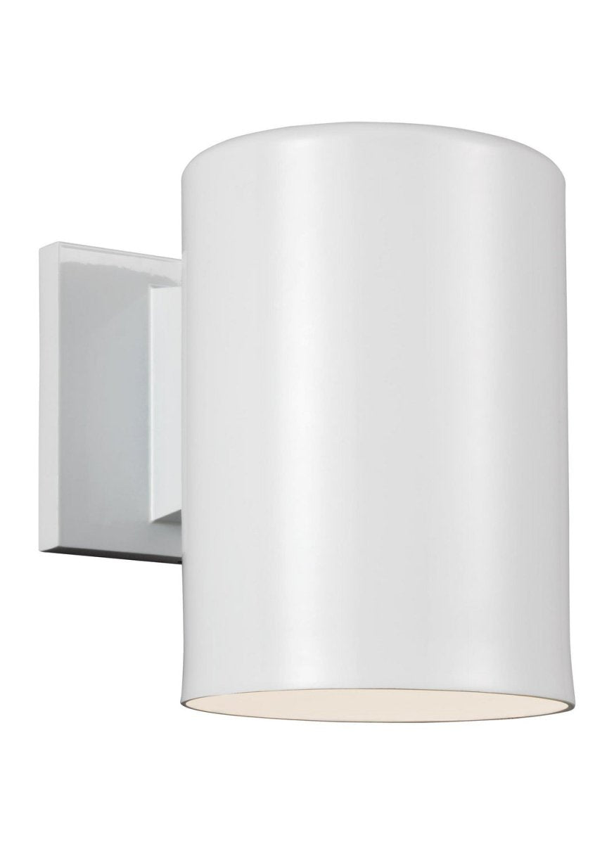Lanterne murale extérieure Outdoor Cylinders - Blanc 7 1/4" by Visual Comfort Studio | Luminaires & cie