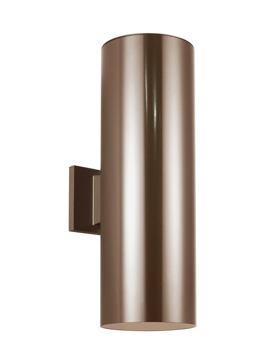 Lanterne murale extérieure Outdoor Cylinders - Bronze 18 1/4" by Visual Comfort Studio | Luminaires & cie