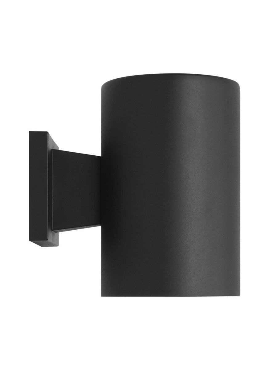 Lanterne murale extérieure Outdoor Cylinders - Noir texturé 18" by Visual Comfort Studio | Luminaires & cie