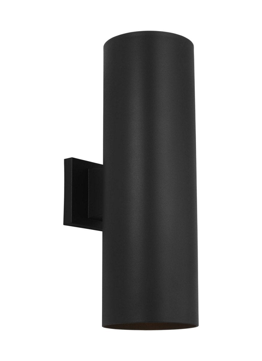 Lanterne murale extérieure Outdoor Cylinders - Noir texturé 18" by Visual Comfort Studio | Luminaires & cie