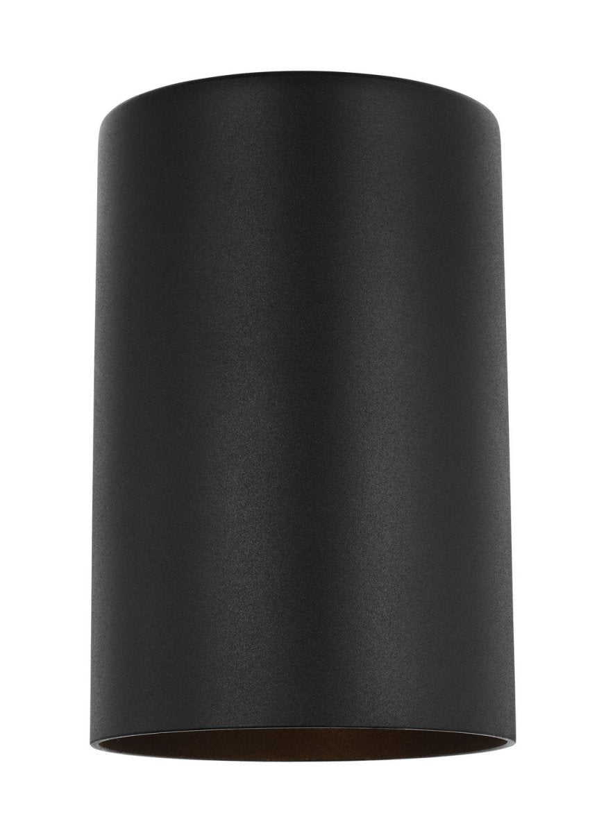 Lanterne murale extérieure Outdoor Cylinders - Noir texturé 18" by Visual Comfort Studio | Luminaires & cie