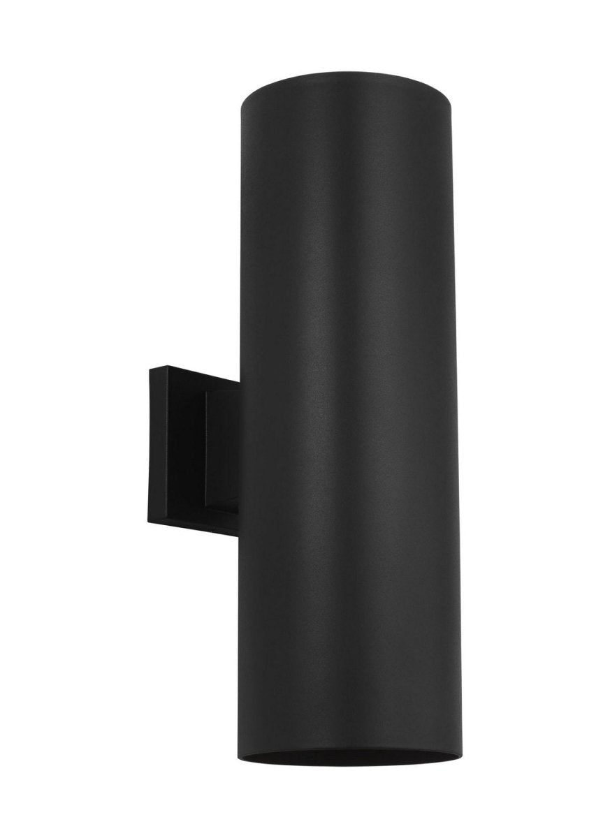 Lanterne murale extérieure Outdoor Cylinders - Noir texturé 18" by Visual Comfort Studio | Luminaires & cie