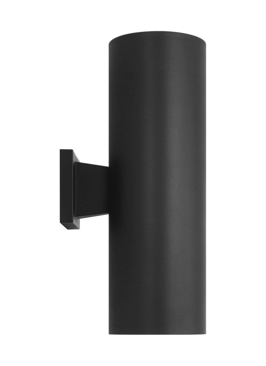 Lanterne murale extérieure Outdoor Cylinders - Noir texturé 18" by Visual Comfort Studio | Luminaires & cie