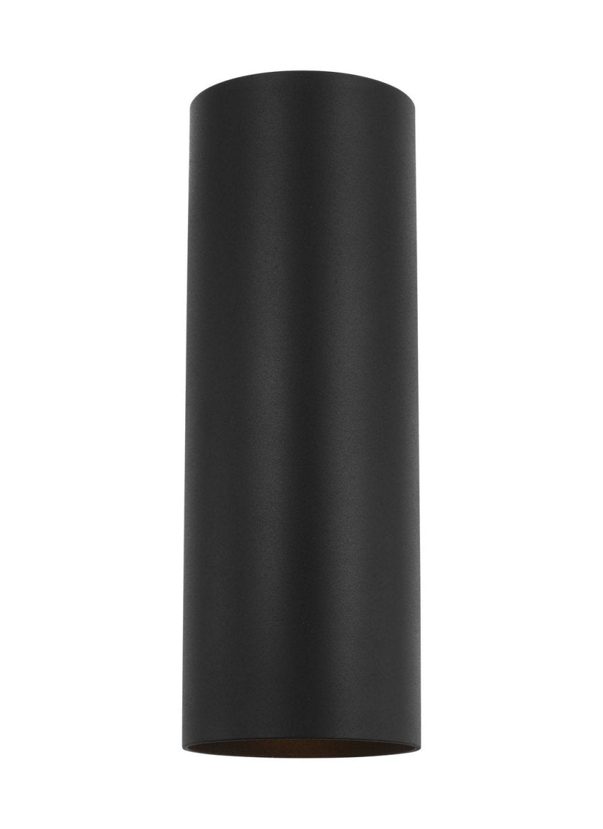 Lanterne murale extérieure Outdoor Cylinders - Noir texturé 18" by Visual Comfort Studio | Luminaires & cie