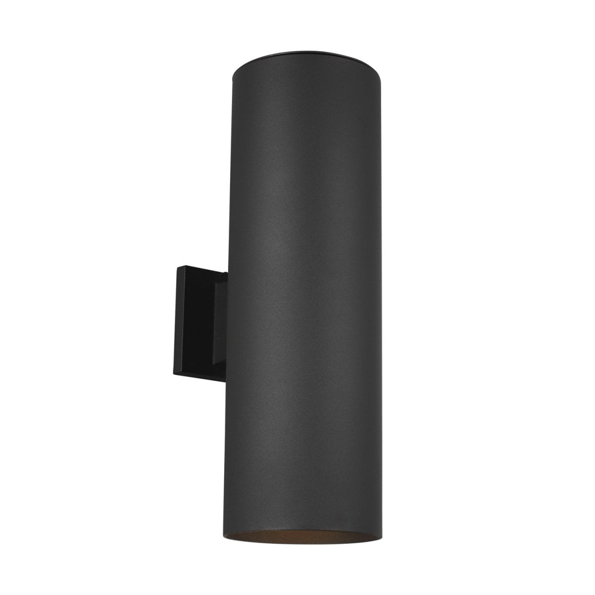 Lanterne murale extérieure Outdoor Cylinders - Noir texturé 18" by Visual Comfort Studio | Luminaires & cie