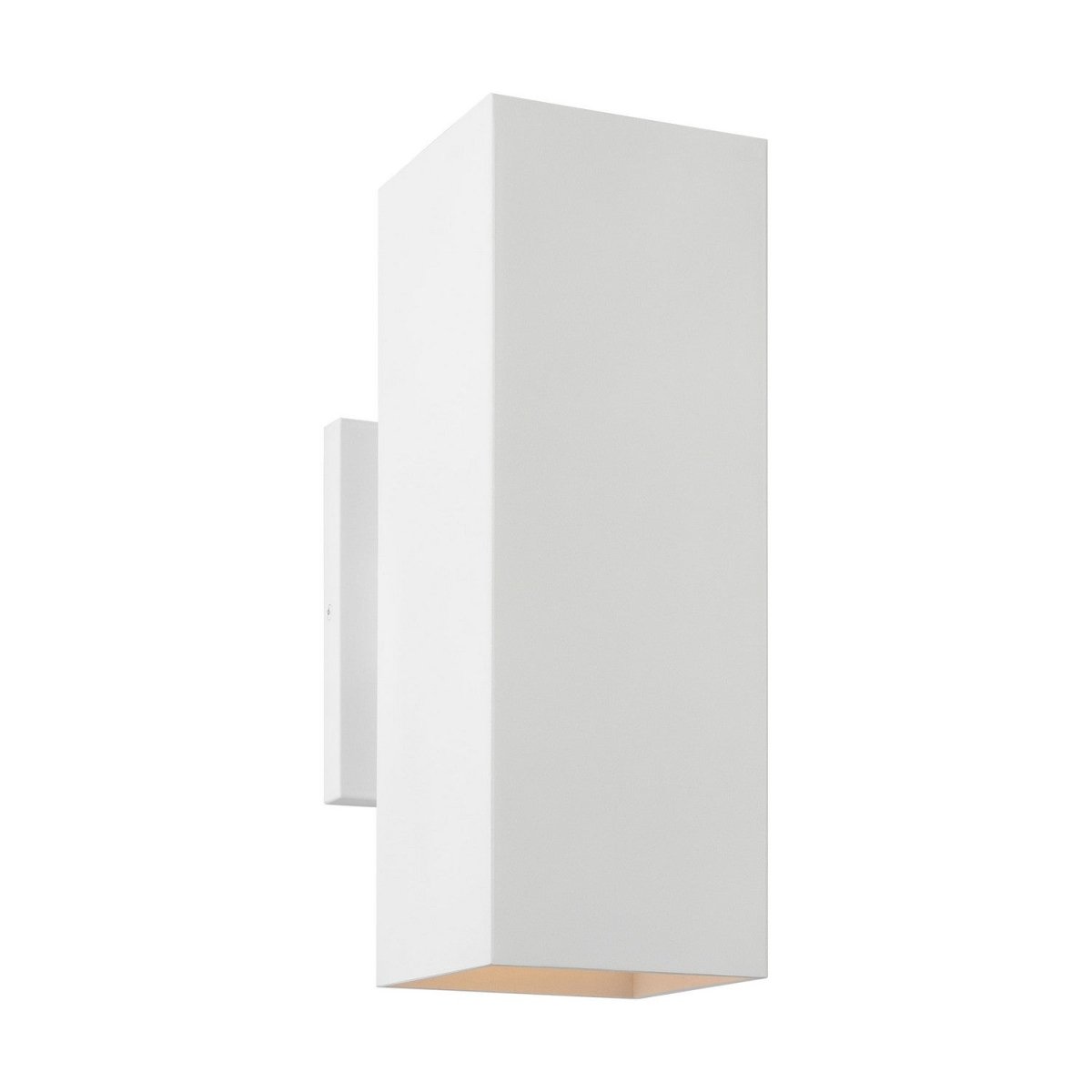 Lanterne murale extérieure Pohl - Outdoor Textured White 14.25 by Visual Comfort Studio | Luminaires & cie