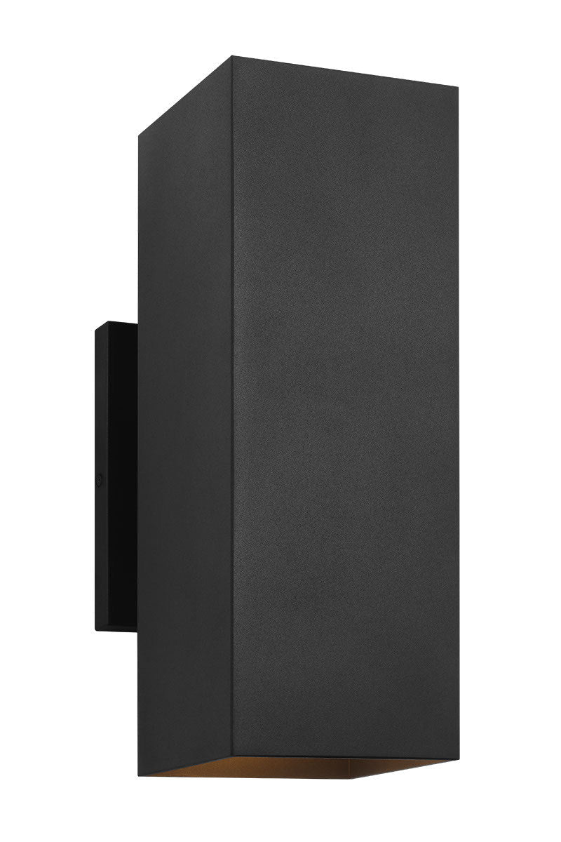 Lanterne murale extérieure Pohl - Textured Black 14.25 by Visual Comfort Studio | Luminaires & cie
