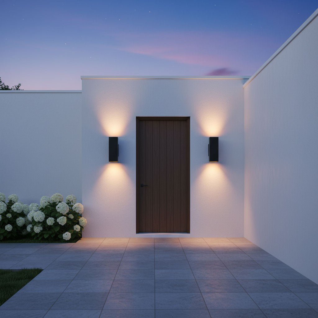 Lanterne murale extérieure Pohl - Textured Black 18.5 by Visual Comfort Studio | Luminaires & cie