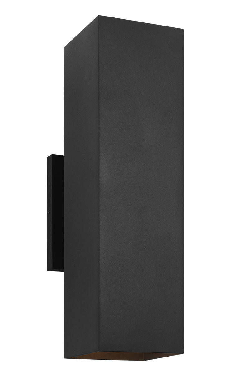Lanterne murale extérieure Pohl - Textured Black 18.5 by Visual Comfort Studio | Luminaires & cie